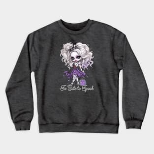 Cute Halloween Punk Girl - Halloween for Girls Crewneck Sweatshirt